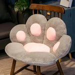 🐾 Kawaii Cat Paw Plush Cushion – Cute Soft Floor Pillow & Chair Pad for Home or Office