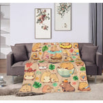 Capybara Blanket – Soft, Lightweight & Warm Gift for Kids and Teens