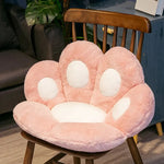 🐾 Kawaii Cat Paw Plush Cushion – Cute Soft Floor Pillow & Chair Pad for Home or Office