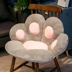 🐾 Kawaii Cat Paw Plush Cushion – Cute Soft Floor Pillow & Chair Pad for Home or Office